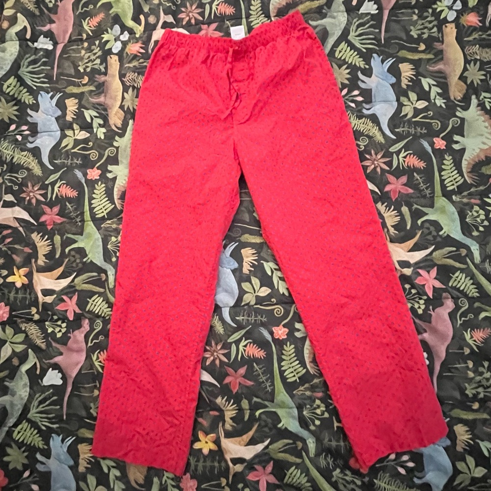 Brooks Brothers red and blue 100% cotton pajama bottoms, men’s small